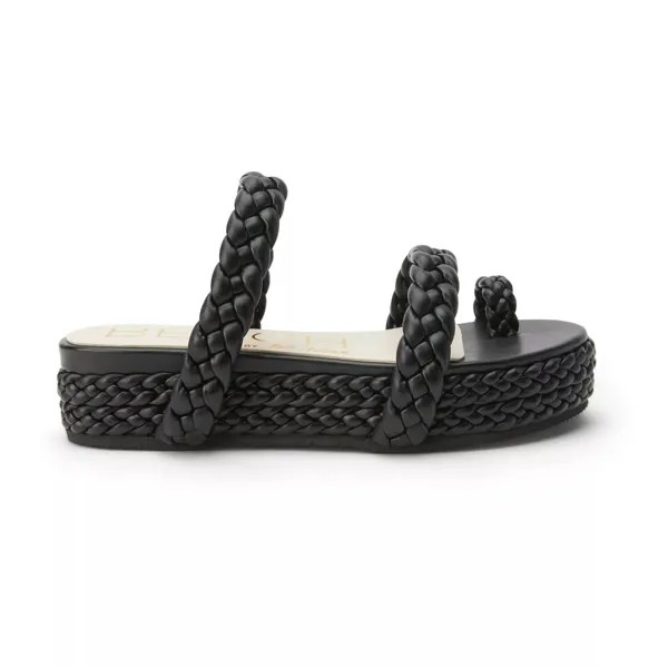 Женские шлепанцы Beach by Matisse Voyage на плоской платформе Beach by Matisse, серебряный