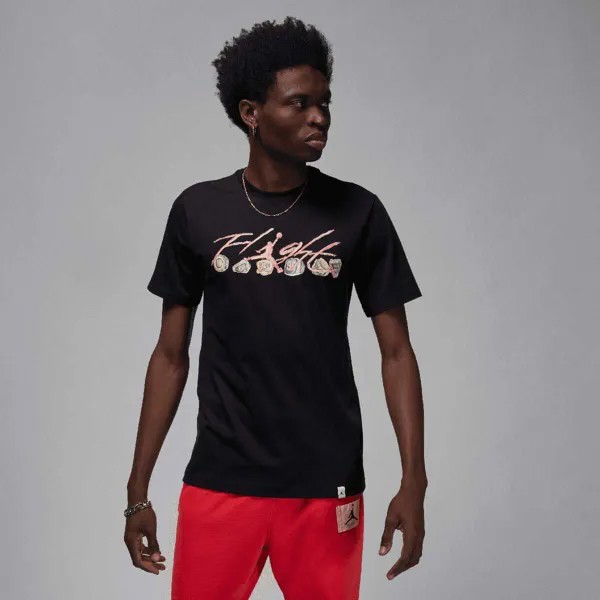 Футболка Flight Essential Rings T-Shirt Jordan, цвет Schwarz