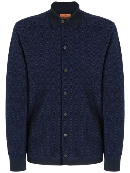 Missoni рубашка с узором, синий