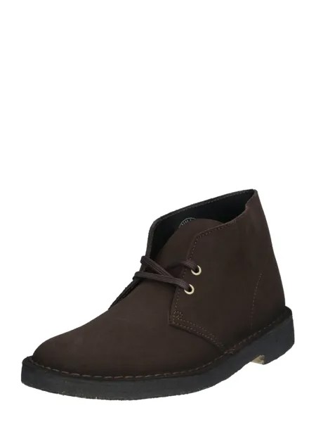 Сапоги Чукка Clarks Originals Desert, темно коричневый