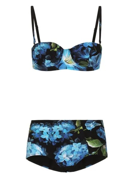 Dolce & Gabbana бикини Bluebell с лифом-балконет, синий