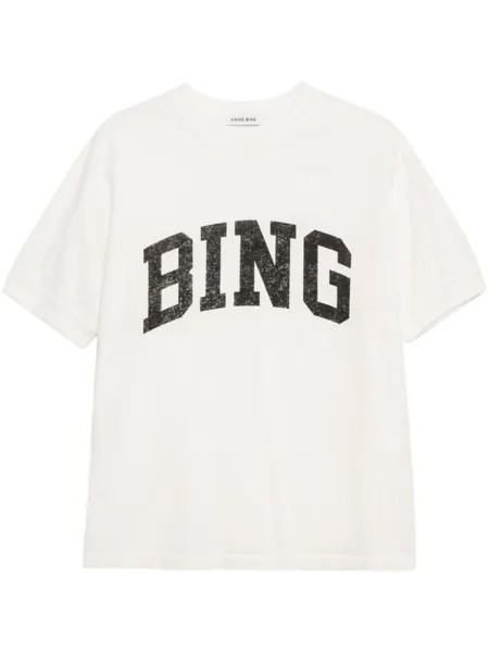 ANINE BING футболка Kaylin, белый