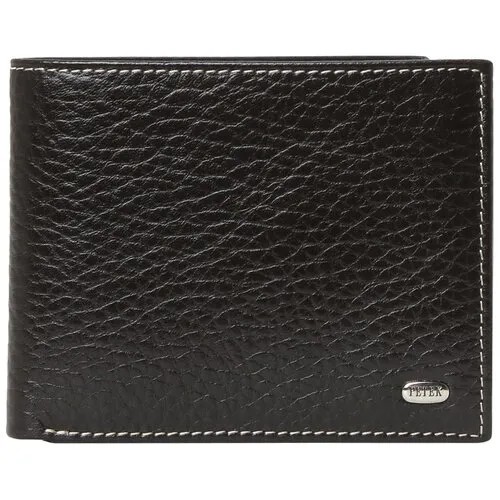 Портмоне Petek 1855 182.46D.KD1, фактура зернистая, черный