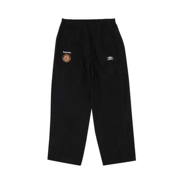 Спортивные брюки из хлопка с рипстопом Supreme x Umbro, цвет Черный