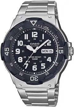 Японские наручные  мужские часы Casio MRW-200HD-1BVEF. Коллекция Analog