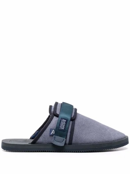Suicoke слиперы Zavo-Mabda из коллаборации с  Daniel Arsham, синий