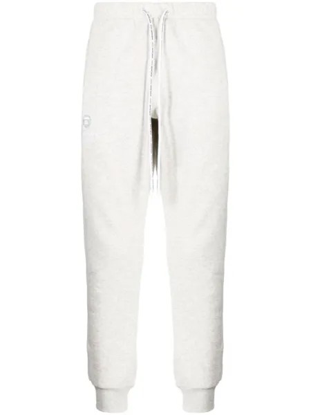 Спортивные брюки на шнурке с нашивкой-логотипом AAPE BY *A BATHING APE, серый