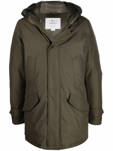 Woolrich парка Polar с высоким воротником, зеленый