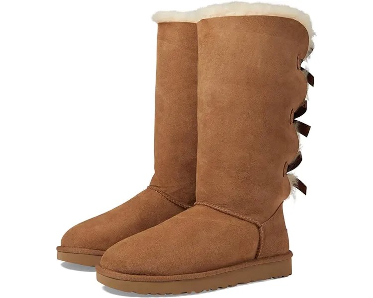 Ботинки UGG Bailey Bow Tall II, цвет Chestnut