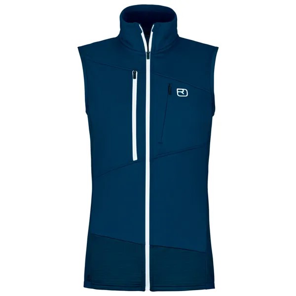 Жилет из мериноса Ortovox Women's Fleece Grid Vest, цвет Deep Ocean