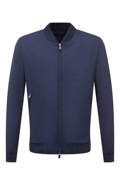 Бомбер из шелка и шерсти Corneliani