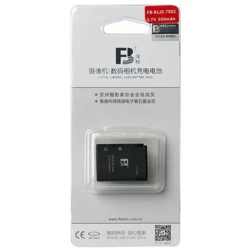 Аккумулятор FB KLIC-7002 для Kodak V630 V603 V530