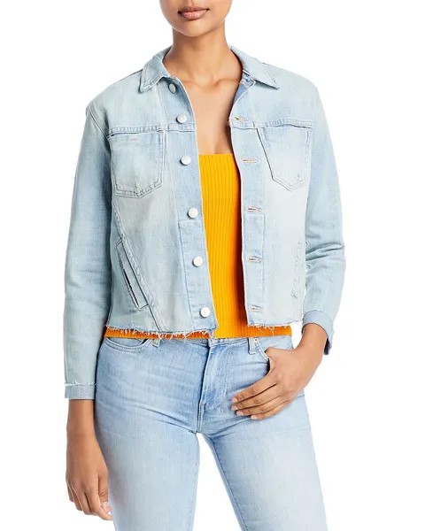 Джинсовая куртка Janelle Slim-Fit Raw L'AGENCE