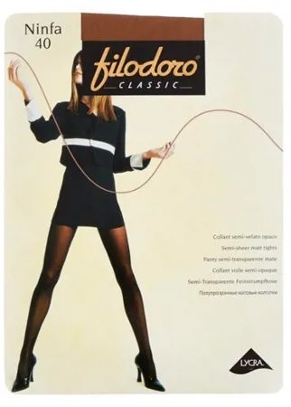 Колготки Filodoro Classic Ninfa 40 den, размер 3-M, cognac (коричневый)