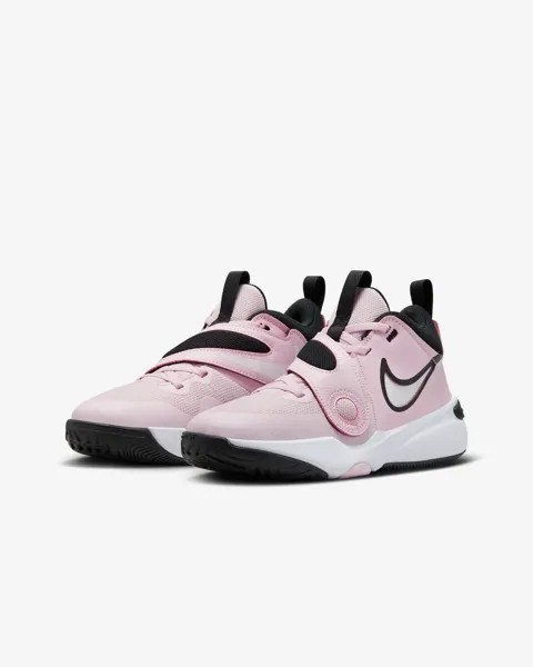 Кроссовки Nike TEAM HUSTLE D 11 (GS) Grade School DV8996-600 Pink Foam/Summit White