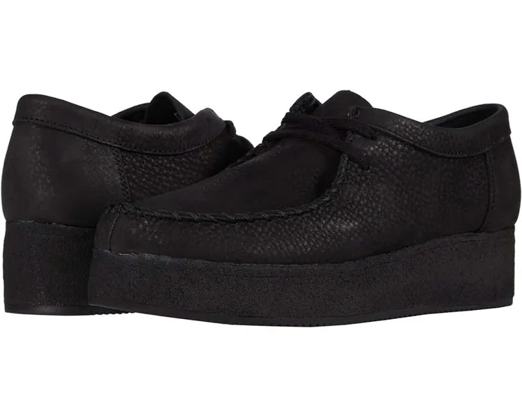 Оксфорды Clarks Wallacraft Lo, цвет Black Nubuck