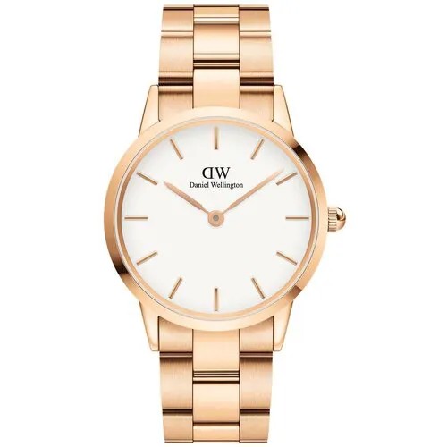 Наручные часы Daniel Wellington, черный, золотой