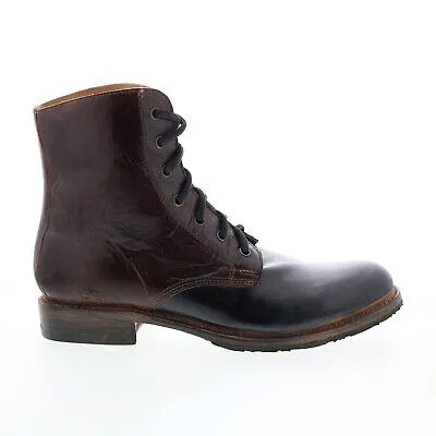 Bed Stu Post F467302 Мужские черные кожаные повседневные модельные ботинки на шнуровке 9,5