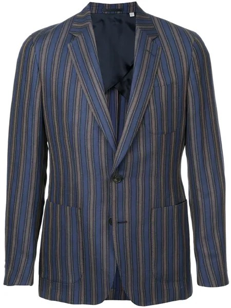 Gieves & Hawkes stripe fitted blazer