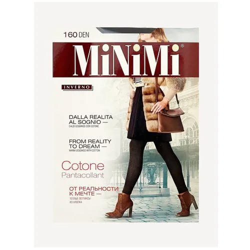 Легинсы MiNiMi Cotone, 160 den, размер 2, черный