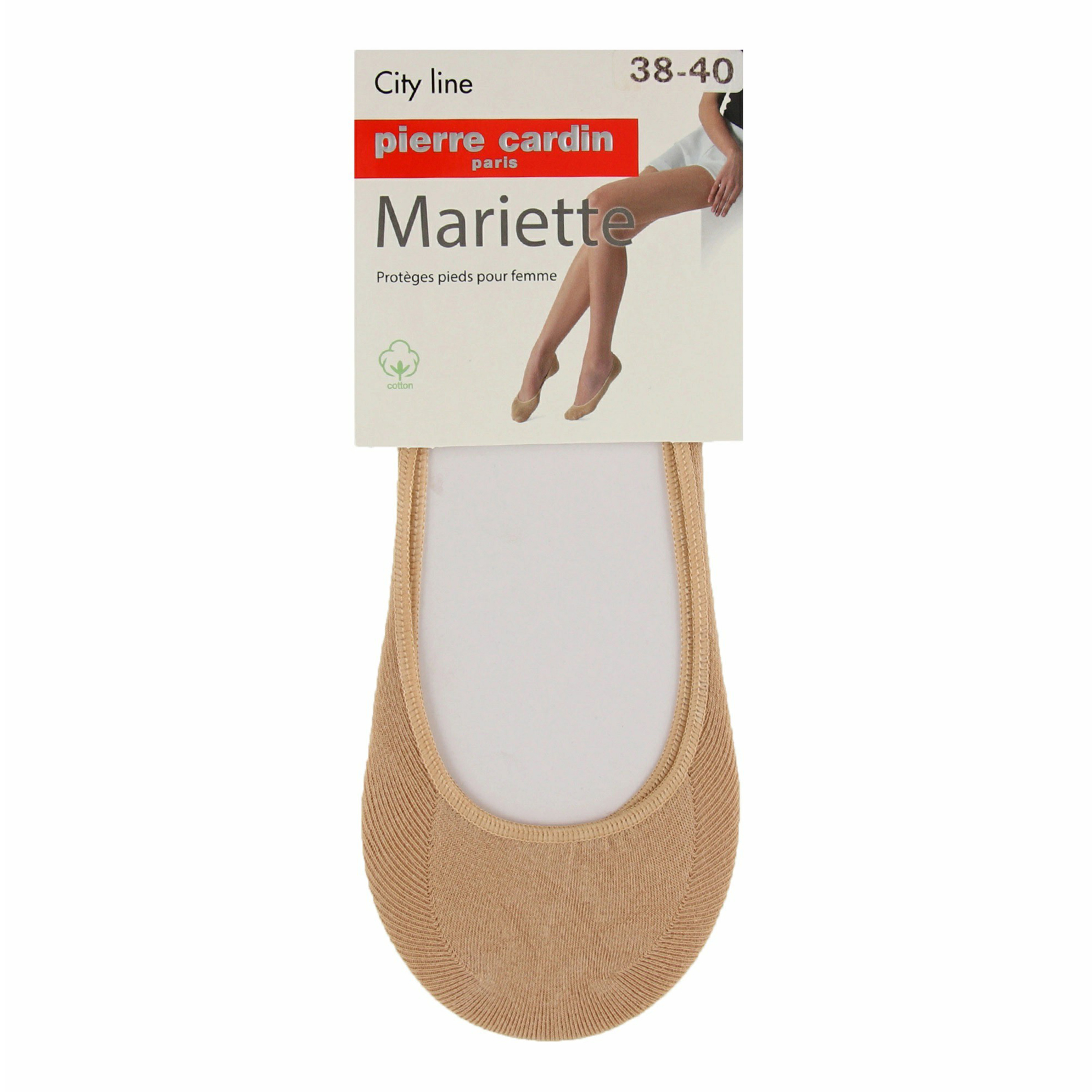Следки женские Pierre Cardin бежевые 4