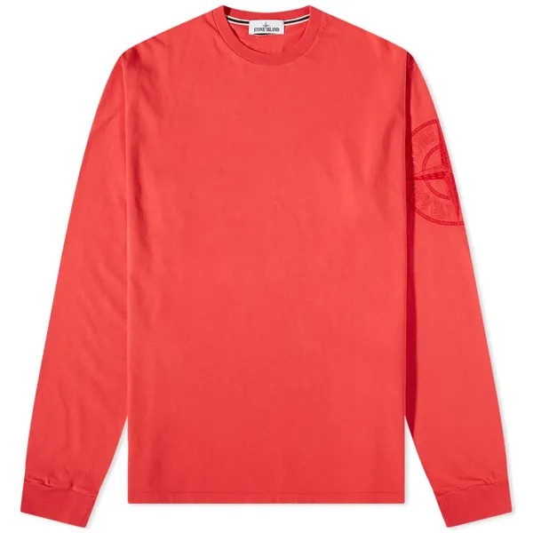 Футболка Stone Island Long Sleeve Total Sleeve Logo Tee