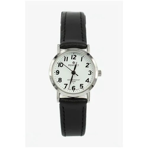 Perfect часы наручные, кварцевые, на батарейке, женские, металлический корпус, кожаный ремень, металлический браслет, с японским механизмом LX017-021-1