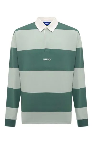 Хлопковое поло HUGO Blue