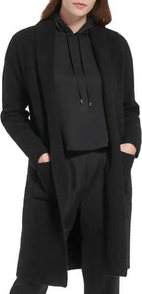 Свитер Long Shawl Collar with Pockets Calvin Klein, черный