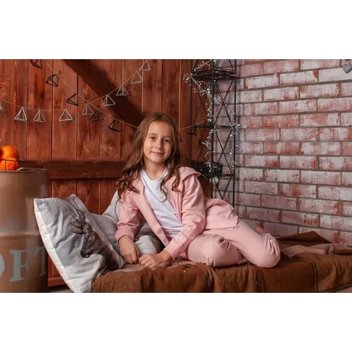 Костюм Diva Kids, размер 98, розовый, белый