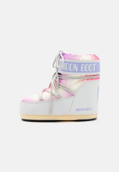 Зимние ботинки Icon Low Tie Dye Moon Boot, цвет glacier grey