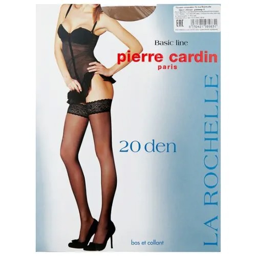 Чулки Pierre Cardin La Rochelle, Basic Line 20 den, размер IV-L, visone (бежевый)