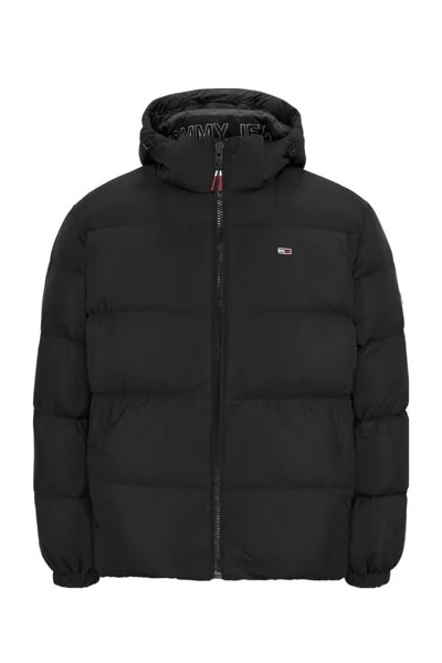 Мужское черное пальто Tommy Hilfiger, черный