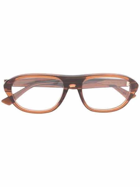 Bottega Veneta Eyewear очки в овальной оправе