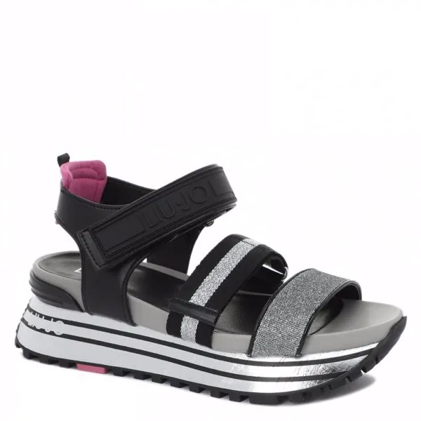Женские босоножки LIU∙JO MAXI WONDER SANDAL 7 BA1073 цв. серебряный 41 EU