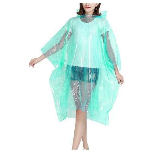 Дождевик Perfecto Linea, размер oversize, зеленый