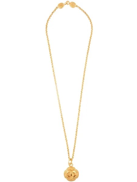Chanel Pre-Owned колье 1995-го года с подвеской-логотипом CC