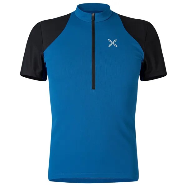 Функциональная рубашка Montura Neverland Zip T Shirt, цвет Deep Blue