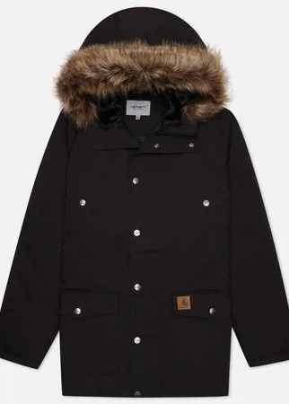 Мужская куртка парка Carhartt WIP Trapper 5.7 Oz, цвет чёрный, размер XXL