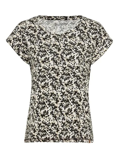 Футболка Camel Active, цвет schwarz/khaki/beige
