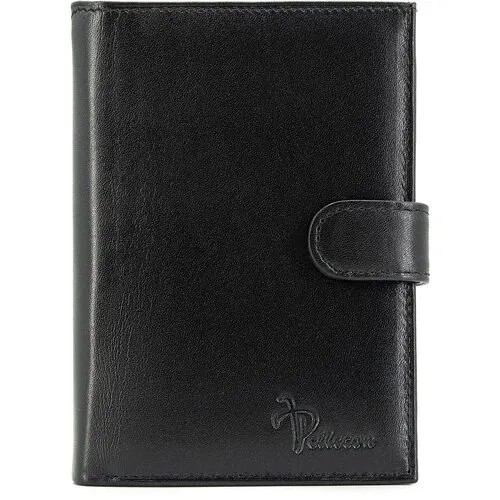 Портмоне Pellecon 109-318-1, фактура гладкая, черный