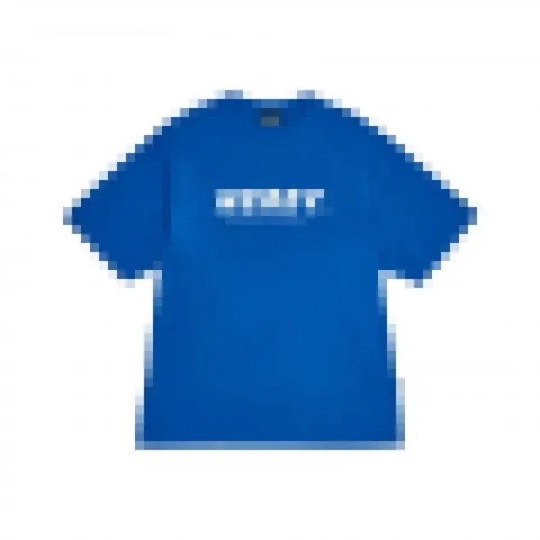 NERDY (22SS) Basic Big Logo Short Sleeve T-shirt Blue