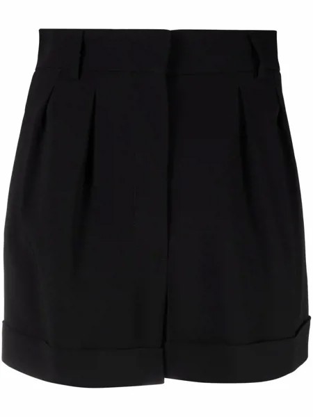 Moschino pleat-detail two-pocket tailored shorts