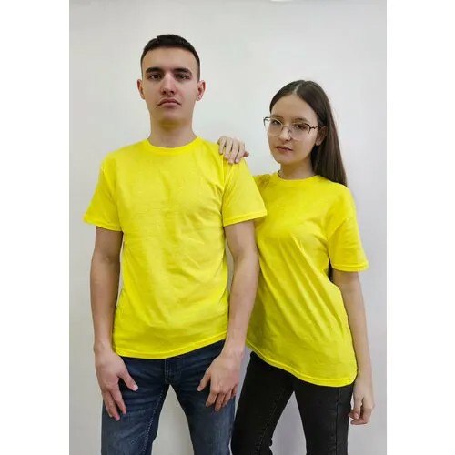 Футболка WELLWEAR, размер 50, желтый