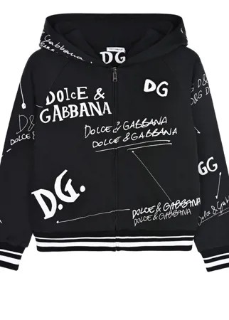 Черная спортивная куртка для мальчиков Dolce&Gabbana детская