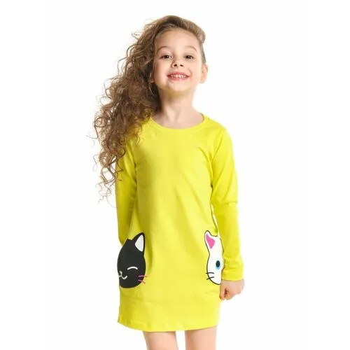 Платье Mini Maxi, размер 104, желтый