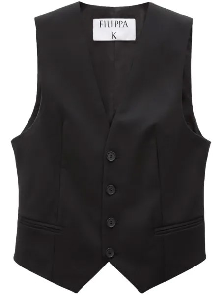 Filippa K жилет строгого кроя, черный