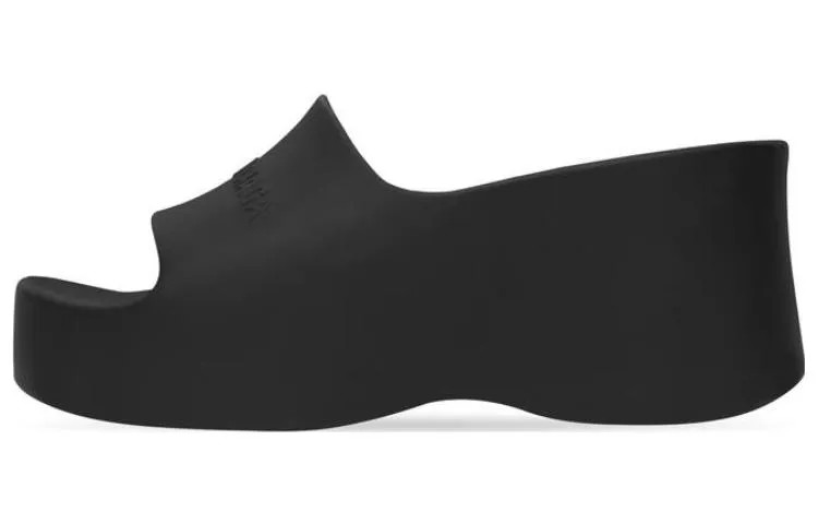 Шлепанцы Balenciaga Chunky женские, черный