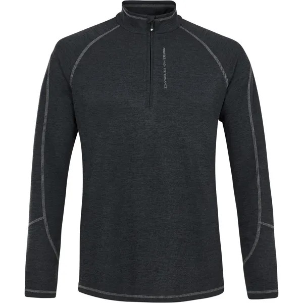Спортивная футболка Protest Prtlouisiana half zip, серый