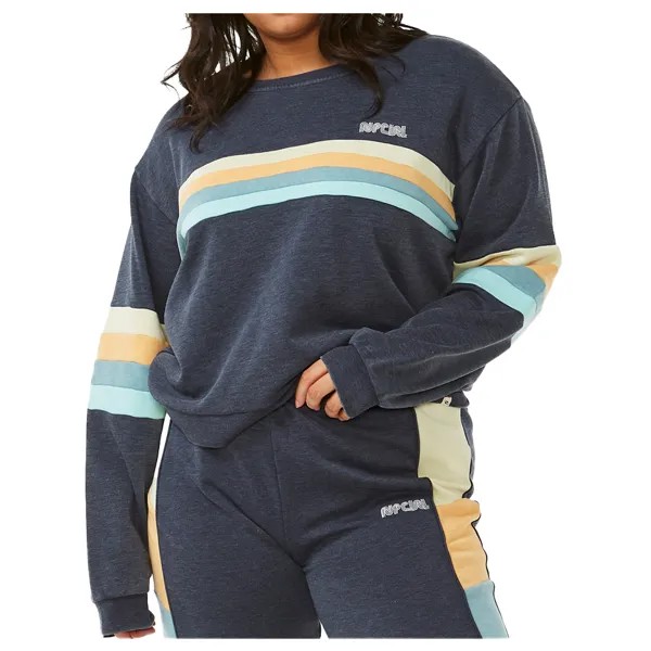Пуловер Rip Curl Women's Surf Revival Pannelled Crew, темно синий